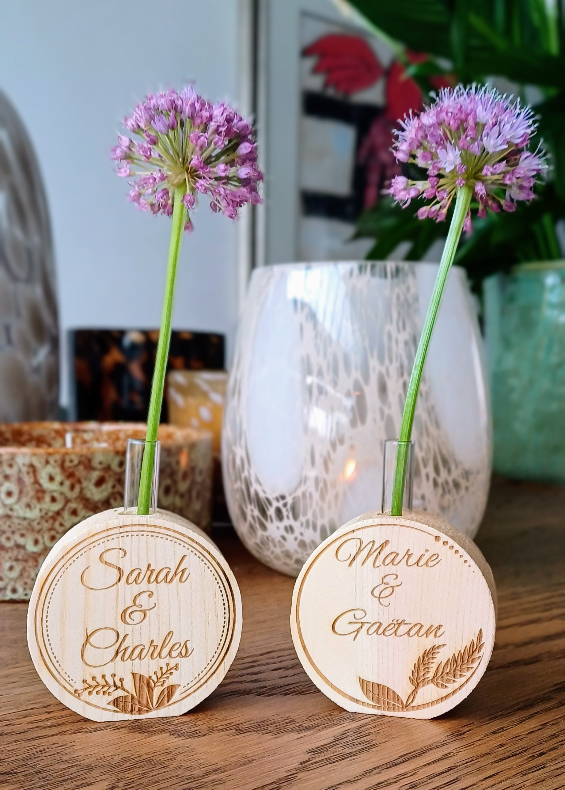 Soliflore rond personnalisable