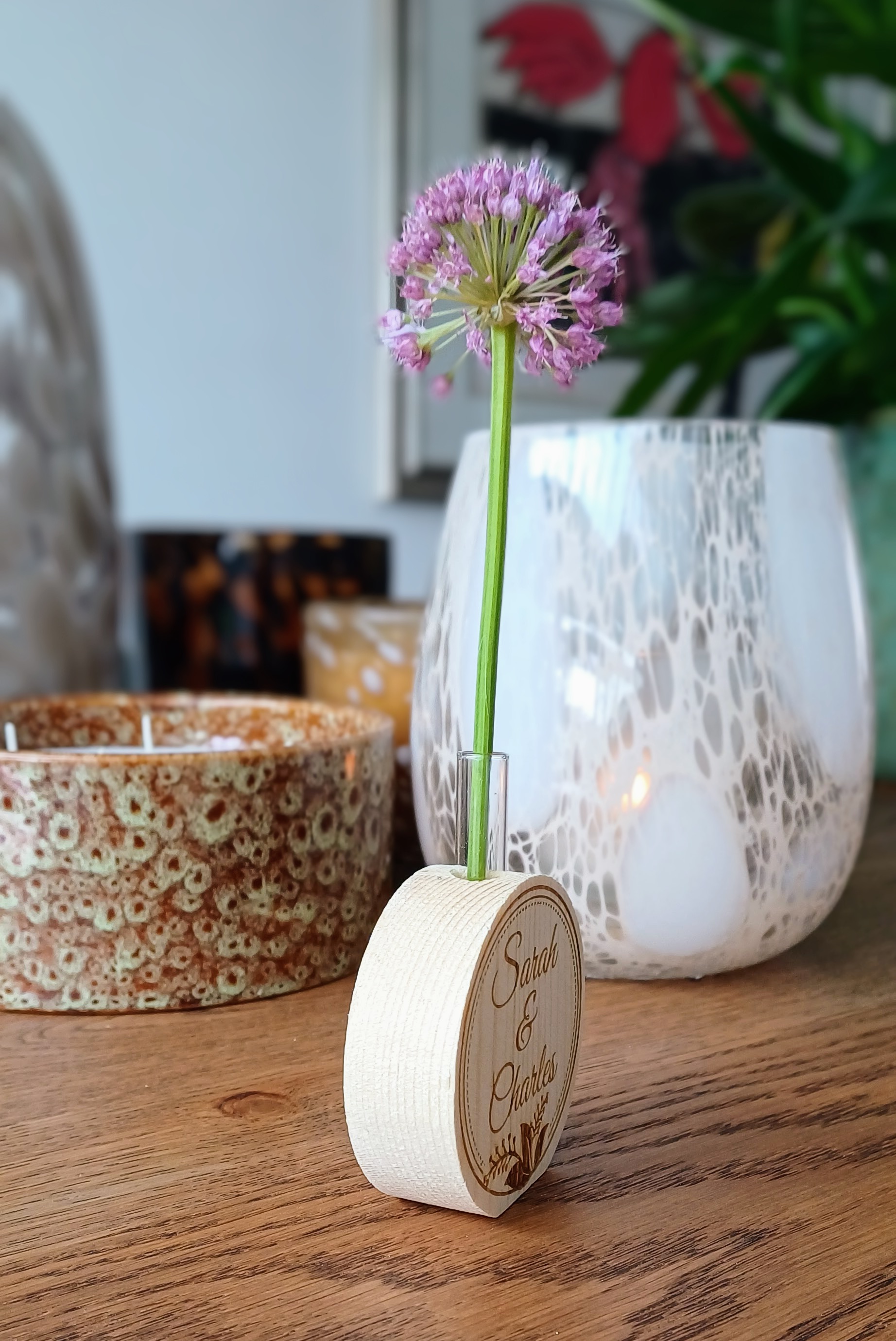 Soliflore rond personnalisable