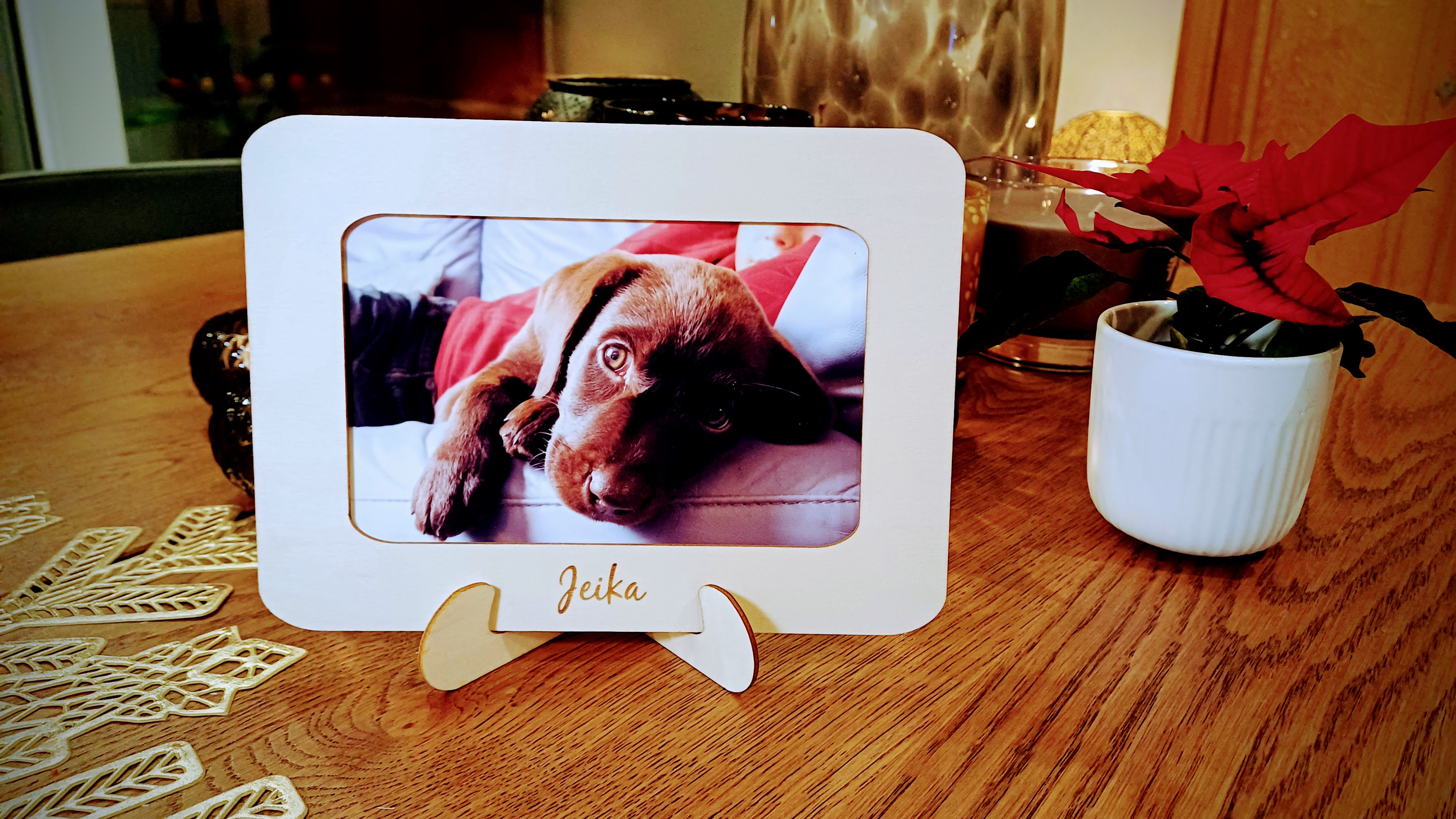 Cadre photo en bois 10 x 15 centimètres 