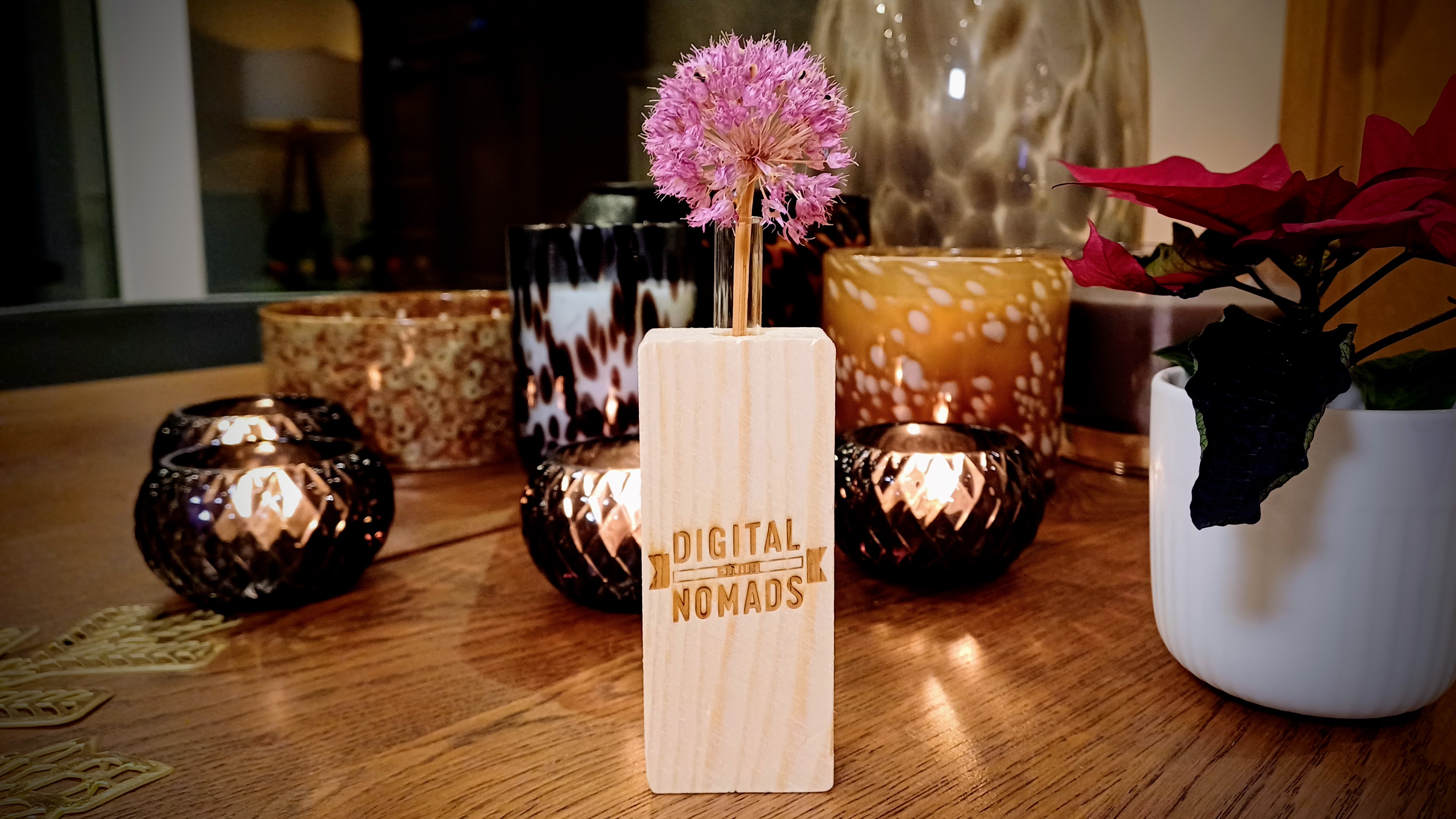 Soliflore rectangulaire en bois personnalisable 