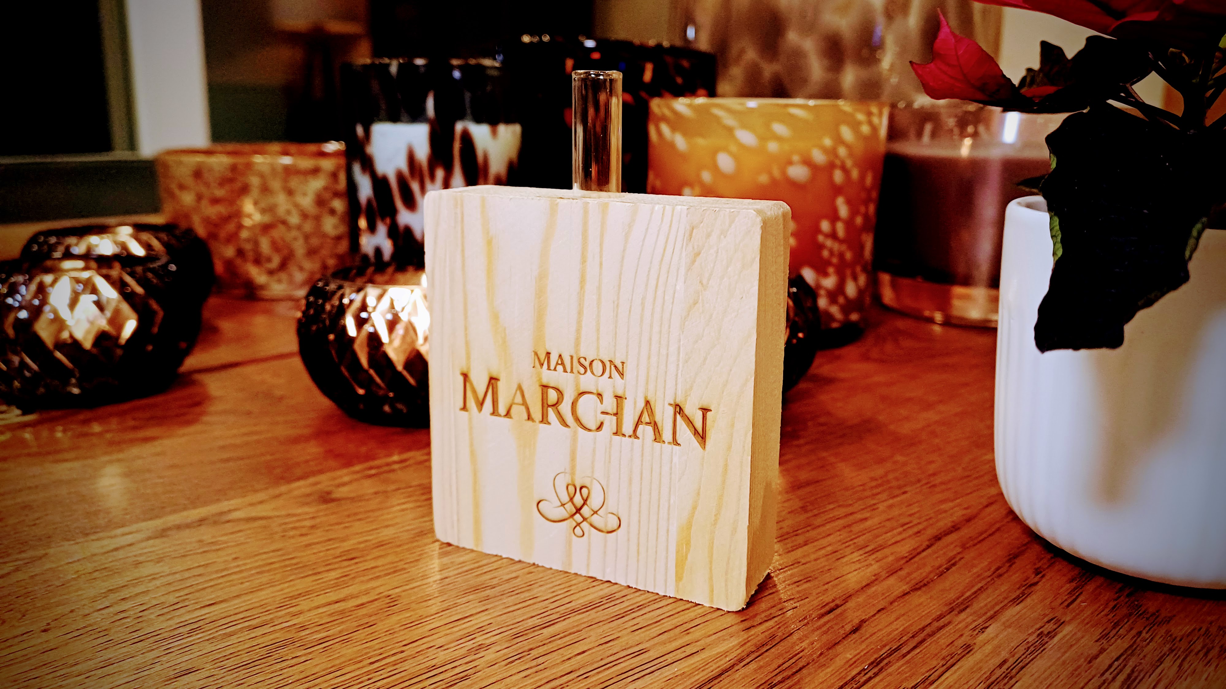 Soliflore carré en bois personnalisable 