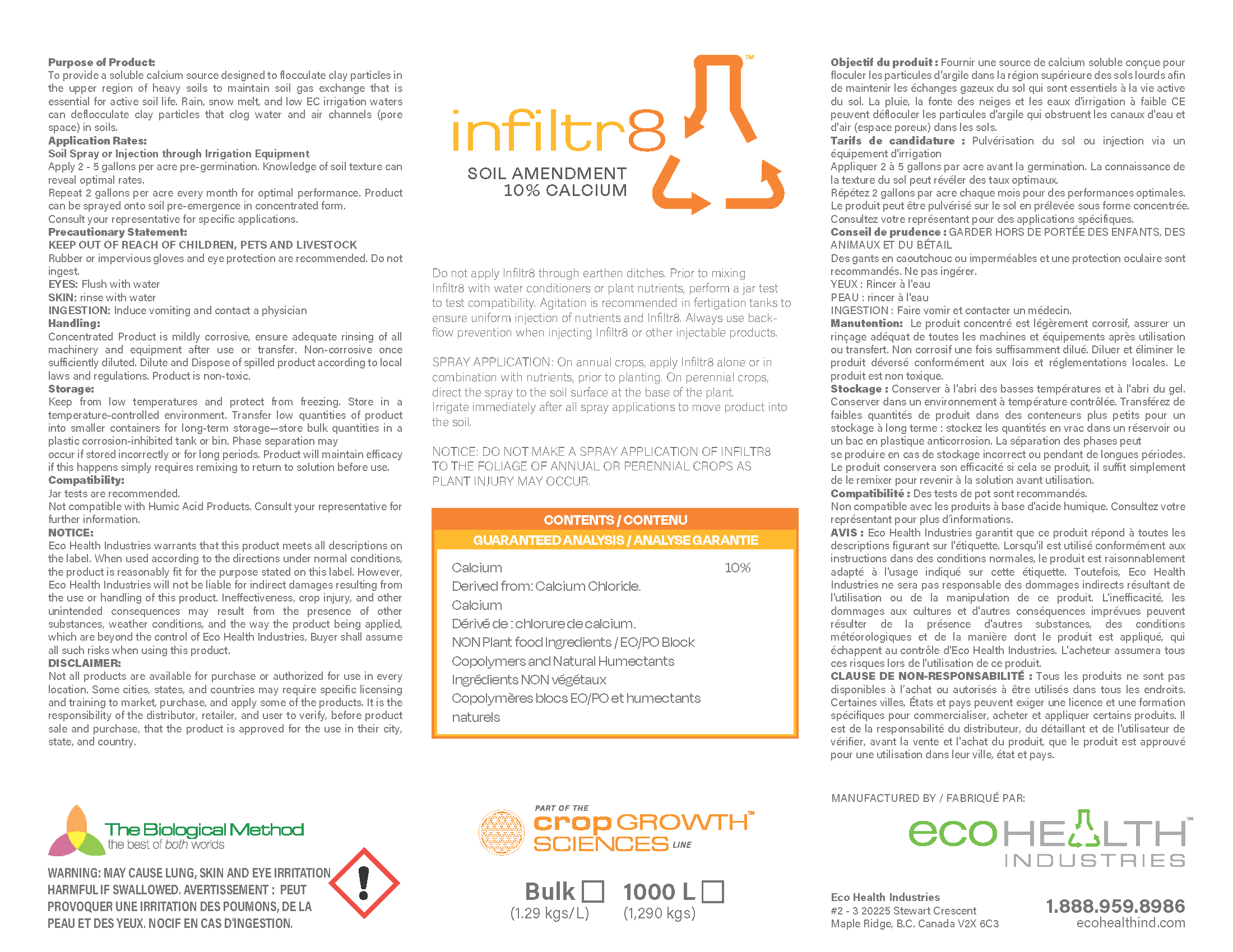 Infiltr8 Soil Aggregation Amendment 