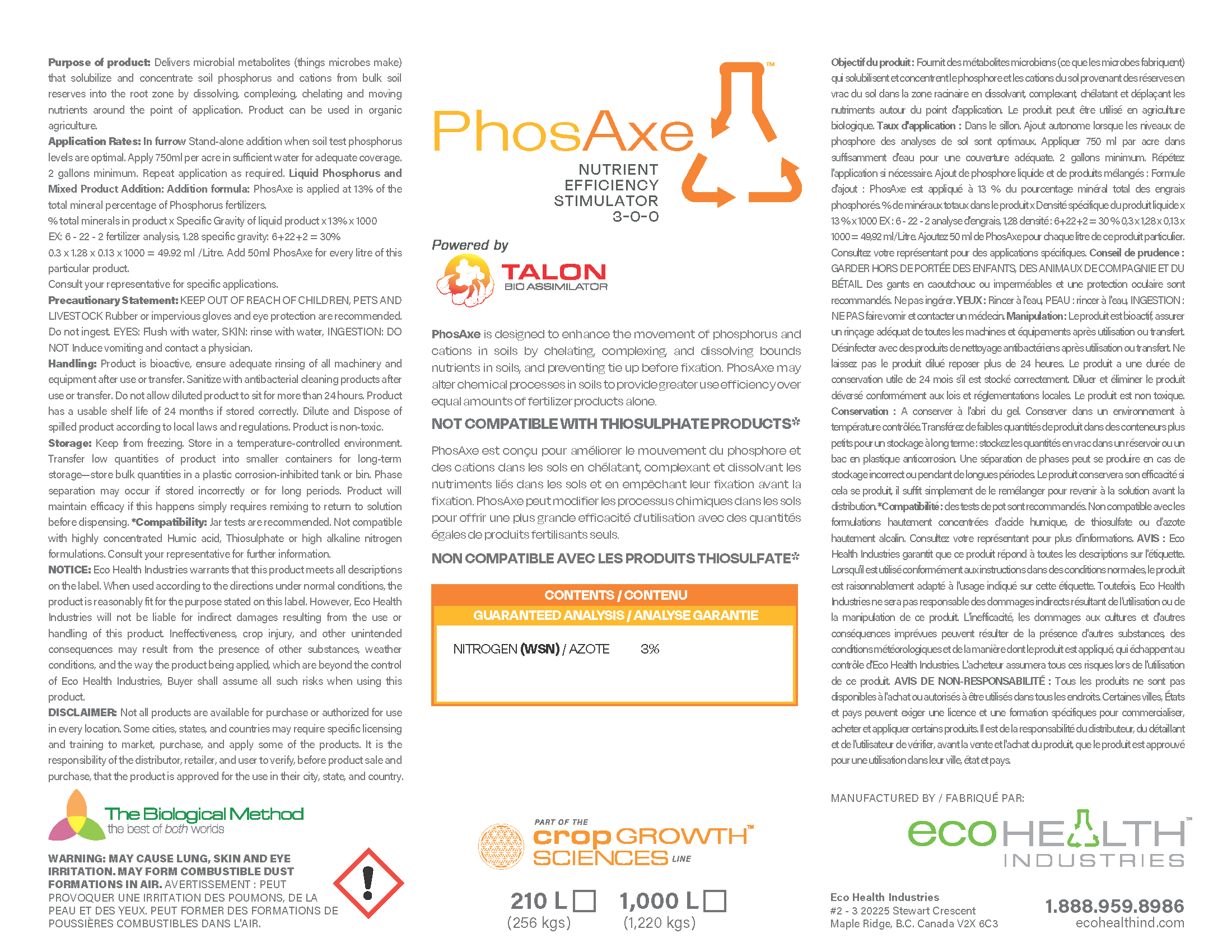 Phosaxe Nutrient Efficiency Stimulator