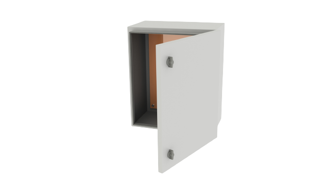 Painel de comando em fibra de vidro 800x600x250mm