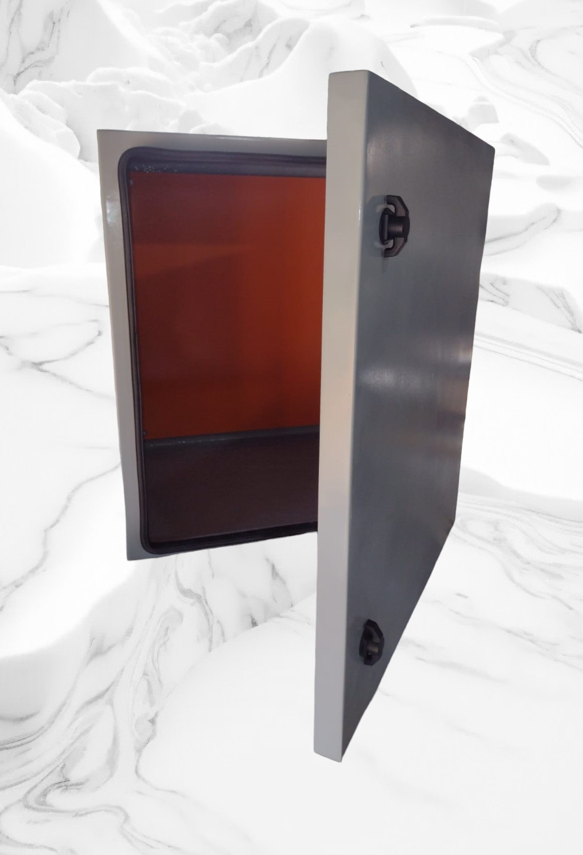 Painel elétrico em fibra de vidro 700x600x550mm