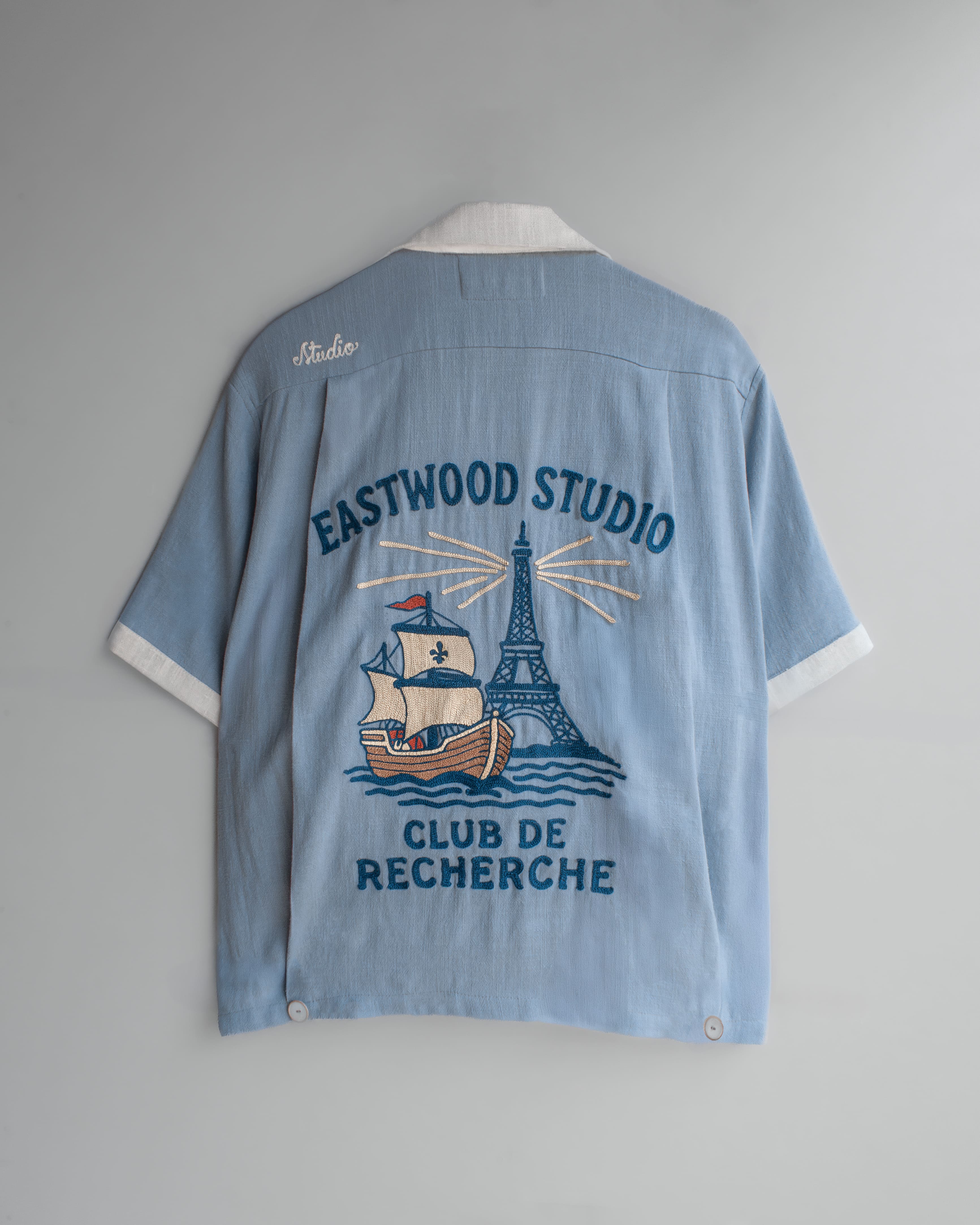 RESEARCH CLUB SHIRT - CLOUD BLUE