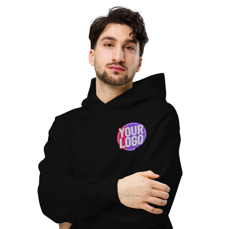 Unisex oversized hoodie with Custom design logo