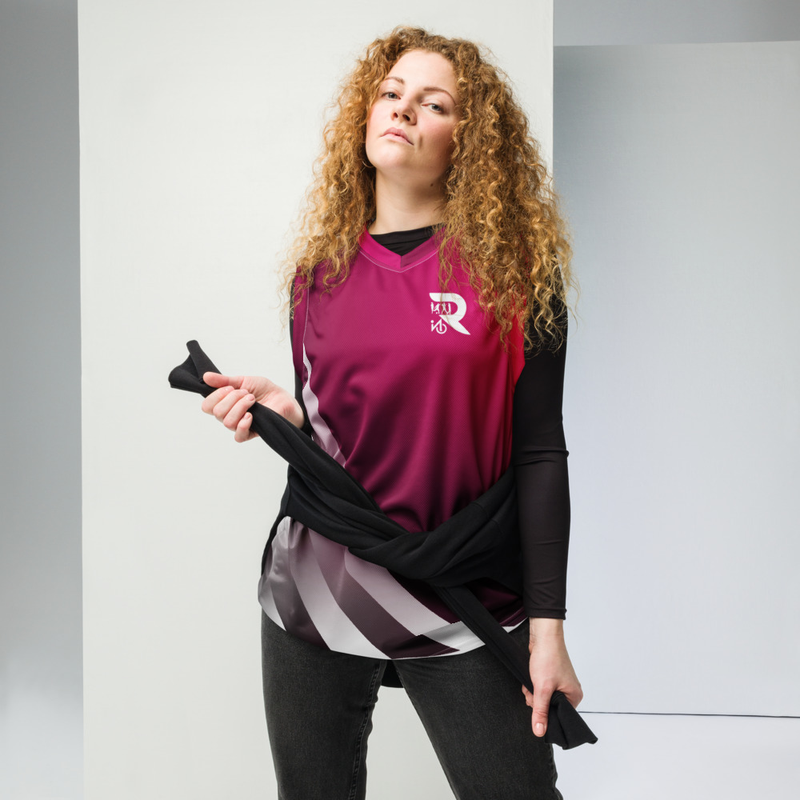 Recycled unisex basketball jersey 3