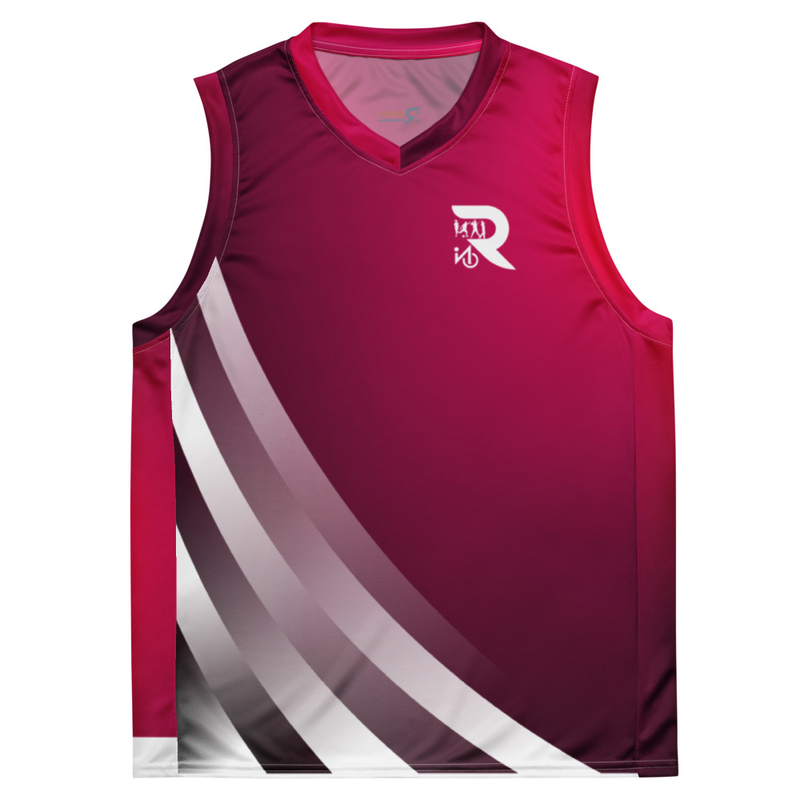 Recycled unisex basketball jersey