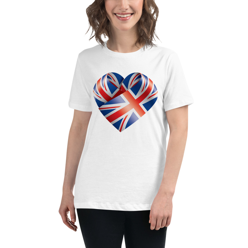 Women's Relaxed T-Shirt United Kingdom Custom made