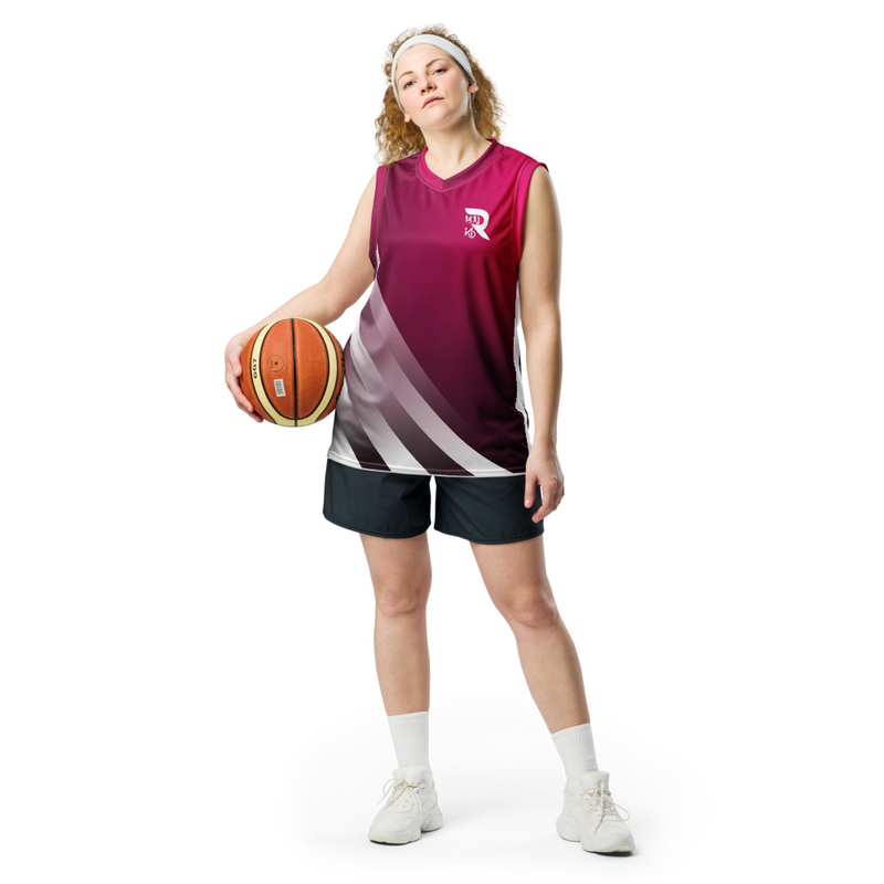 Recycled unisex basketball jersey