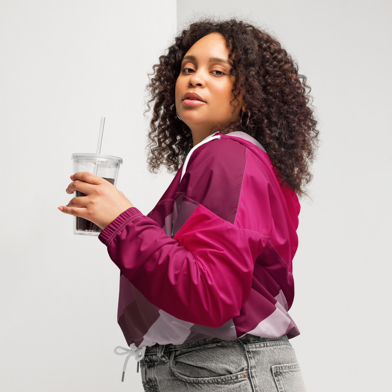 Women’s cropped windbreaker 10