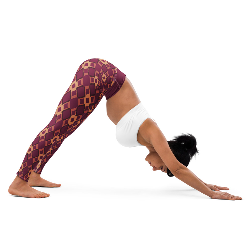 Geometric Patterned Yoga Leggings