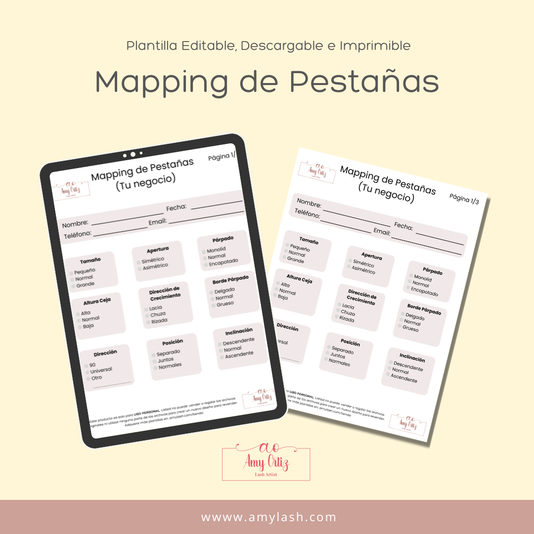 Mapping de pestañas 