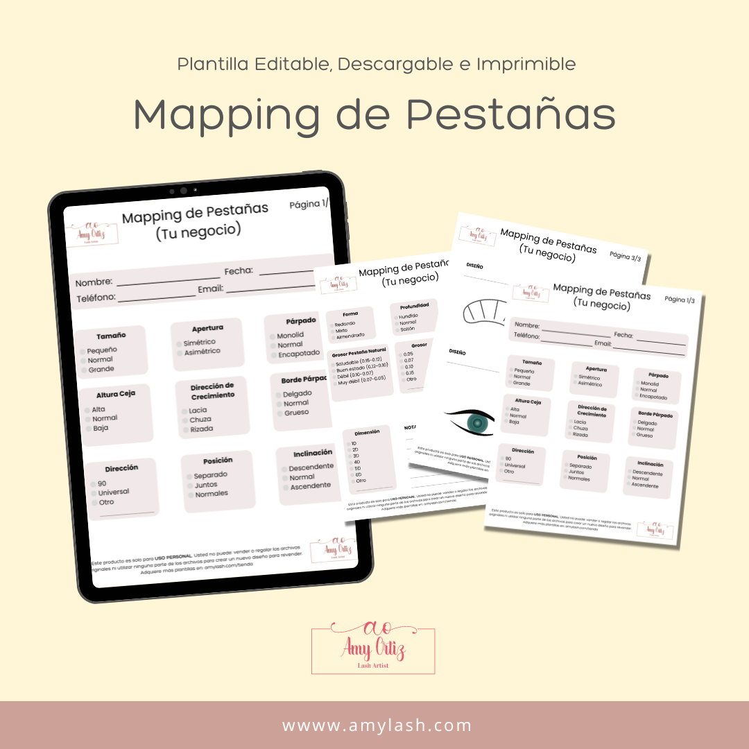 Mapping de pestañas 
