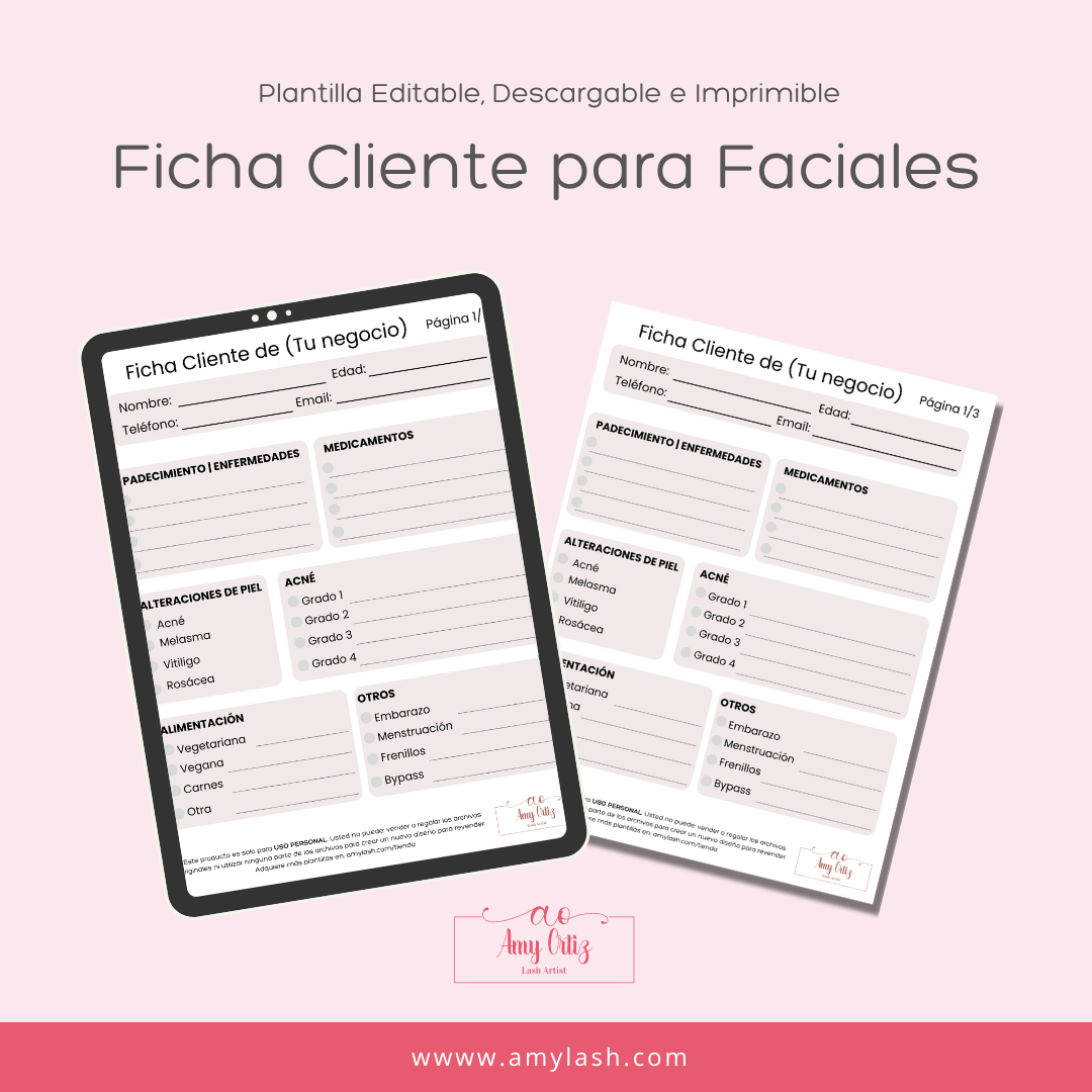 Ficha Cliente Faciales