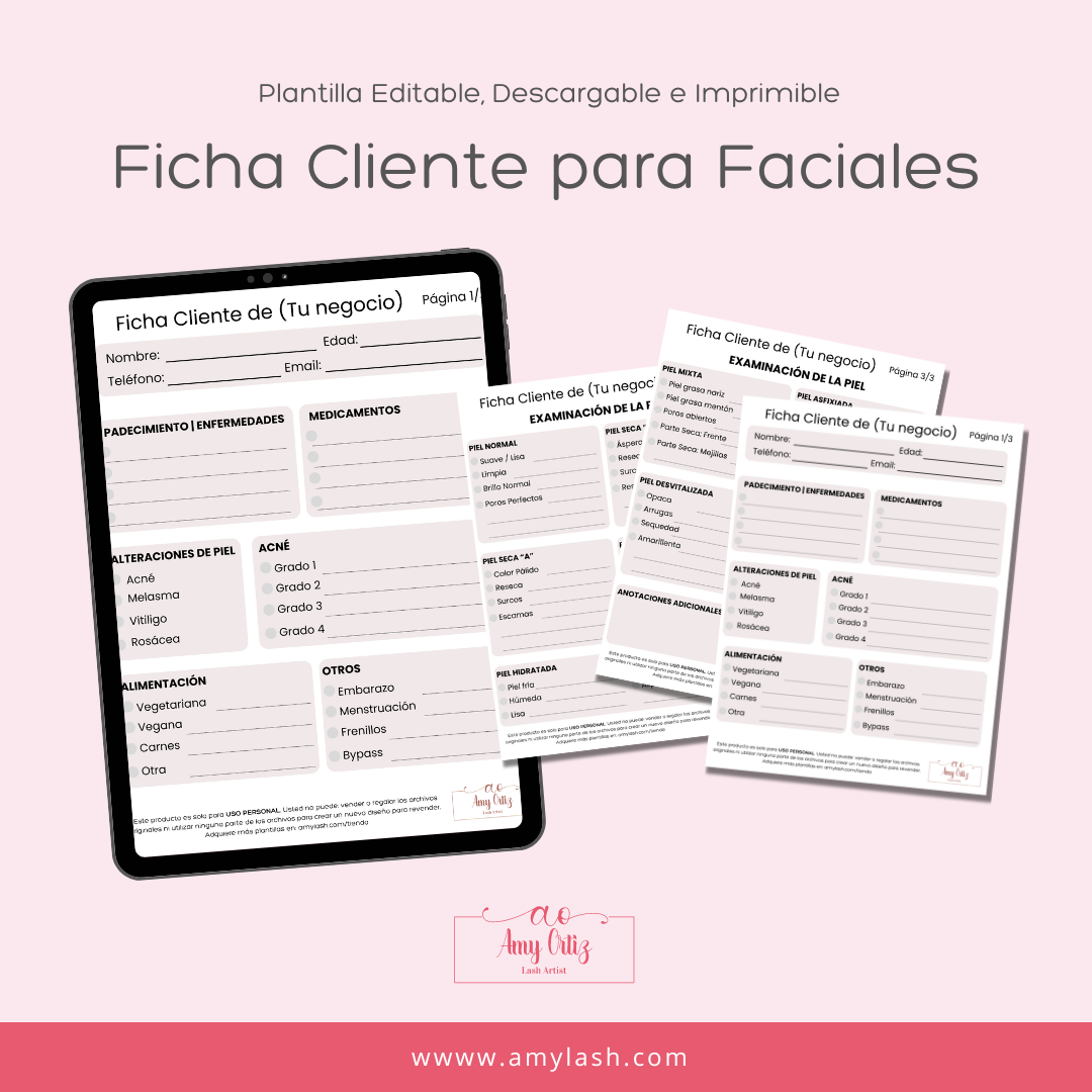 Ficha Cliente Faciales