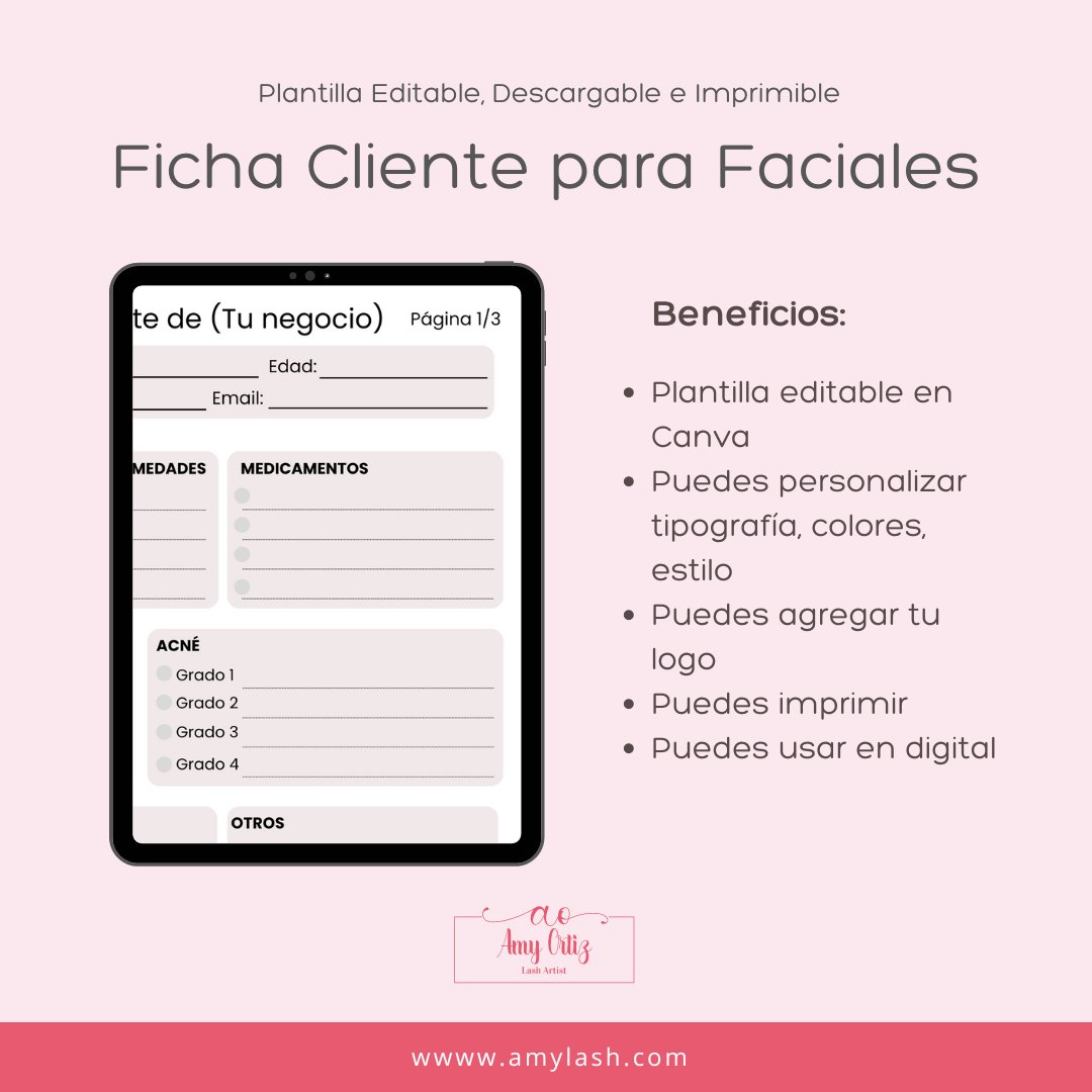 Ficha Cliente Faciales