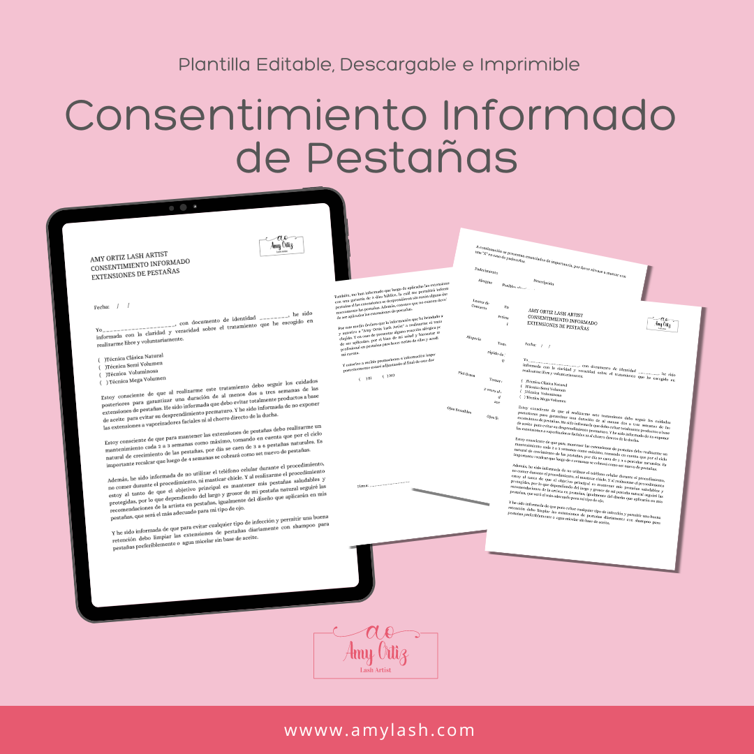Consentimiento Pestañas
