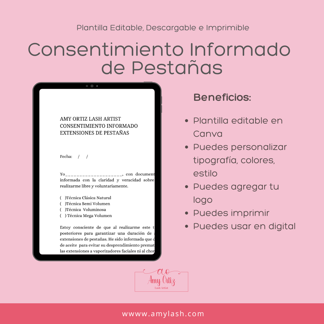 Consentimiento Pestañas