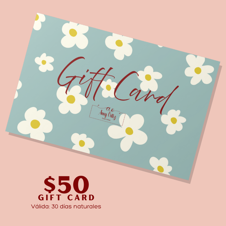 Gift card: $50