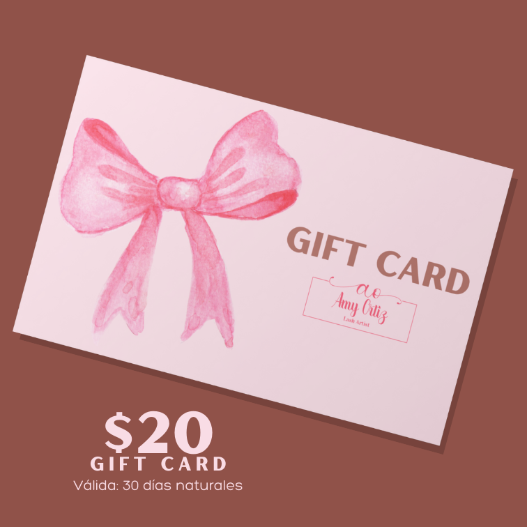 Gift card: $20