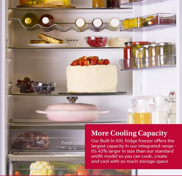 NEFF N 70 Built-in Fridge-Freezer with Freezer at Bottom