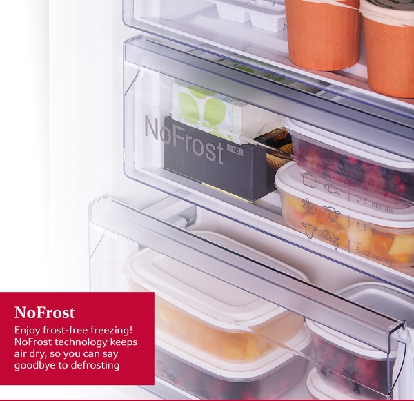NEFF N 70 Built-in Fridge-Freezer with Freezer at Bottom