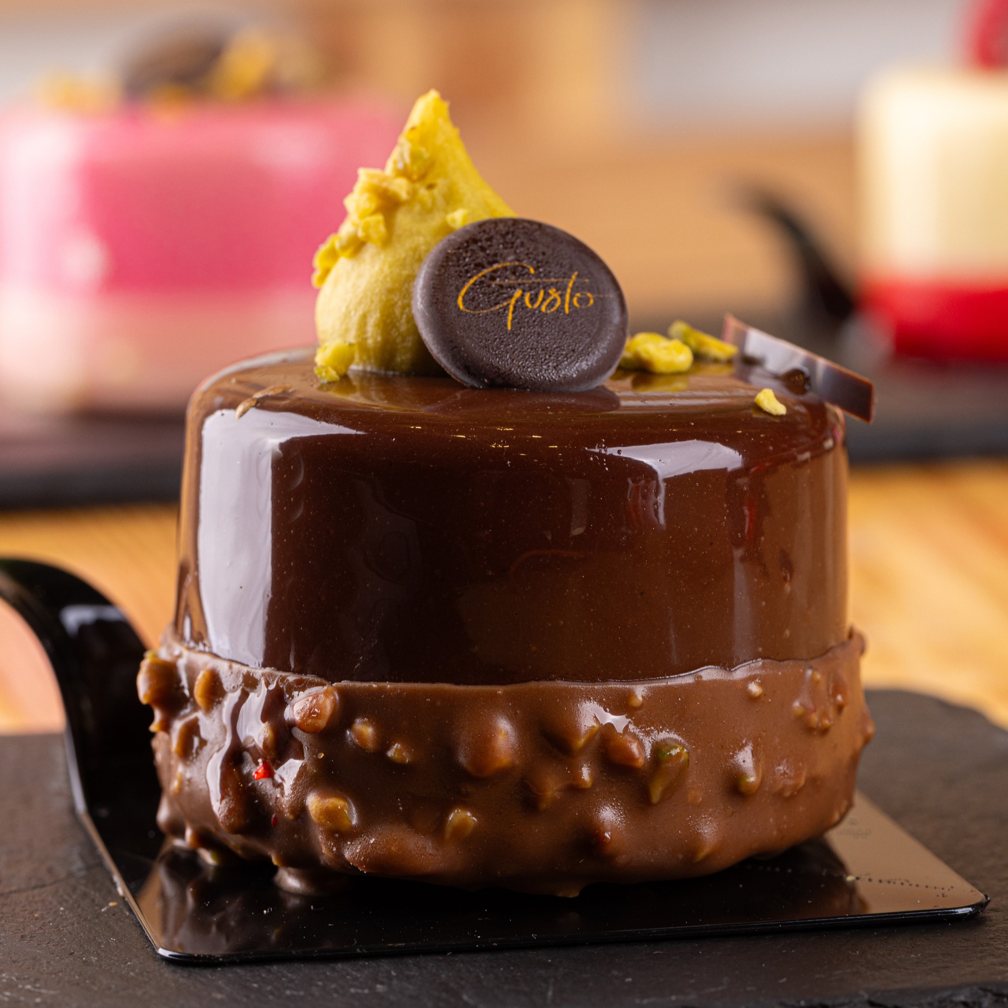 Setteveli pistacchio e cioccolato