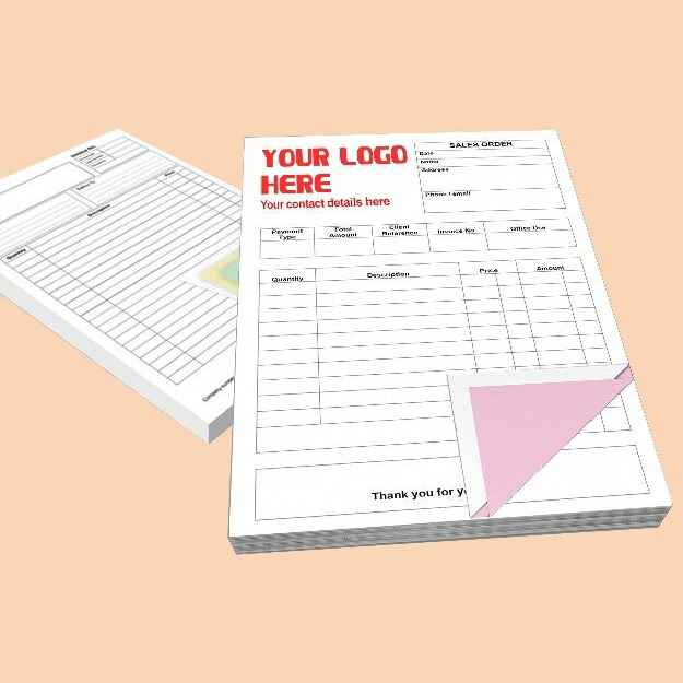 A4 2 part NCR Pads