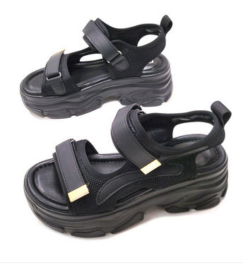 Black Platform Sandals