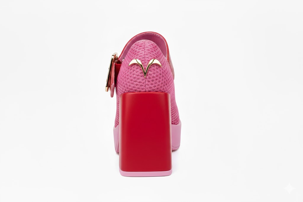 TOV Pink Block Heel SANDAL 