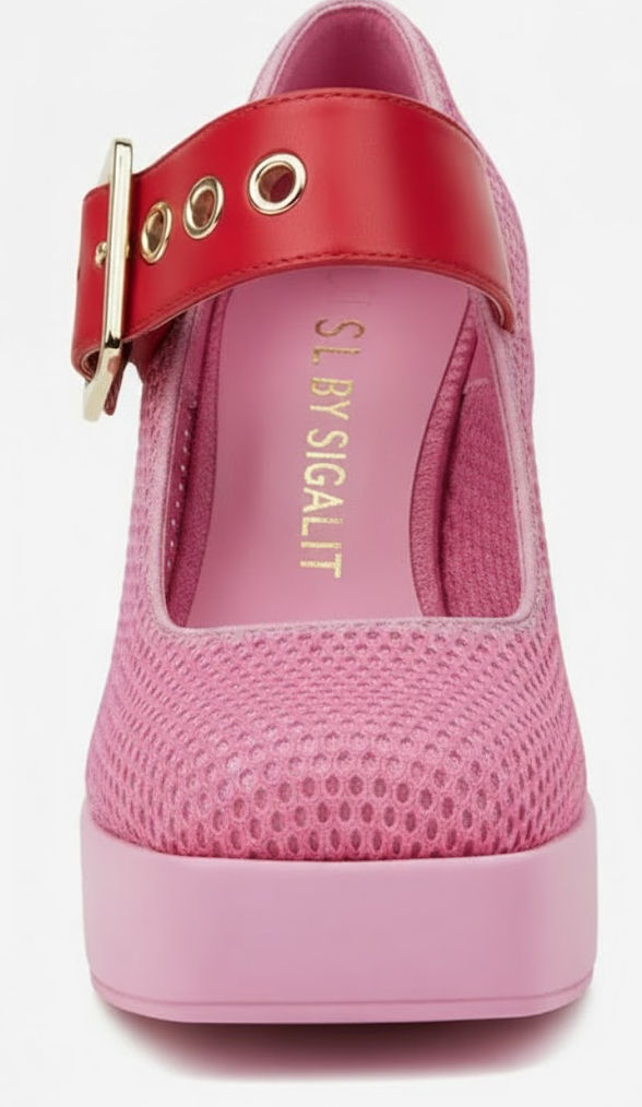 TOV Pink Block Heel SANDAL 