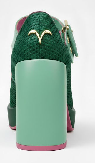 TOV Green Block Heel BY SIGALIT