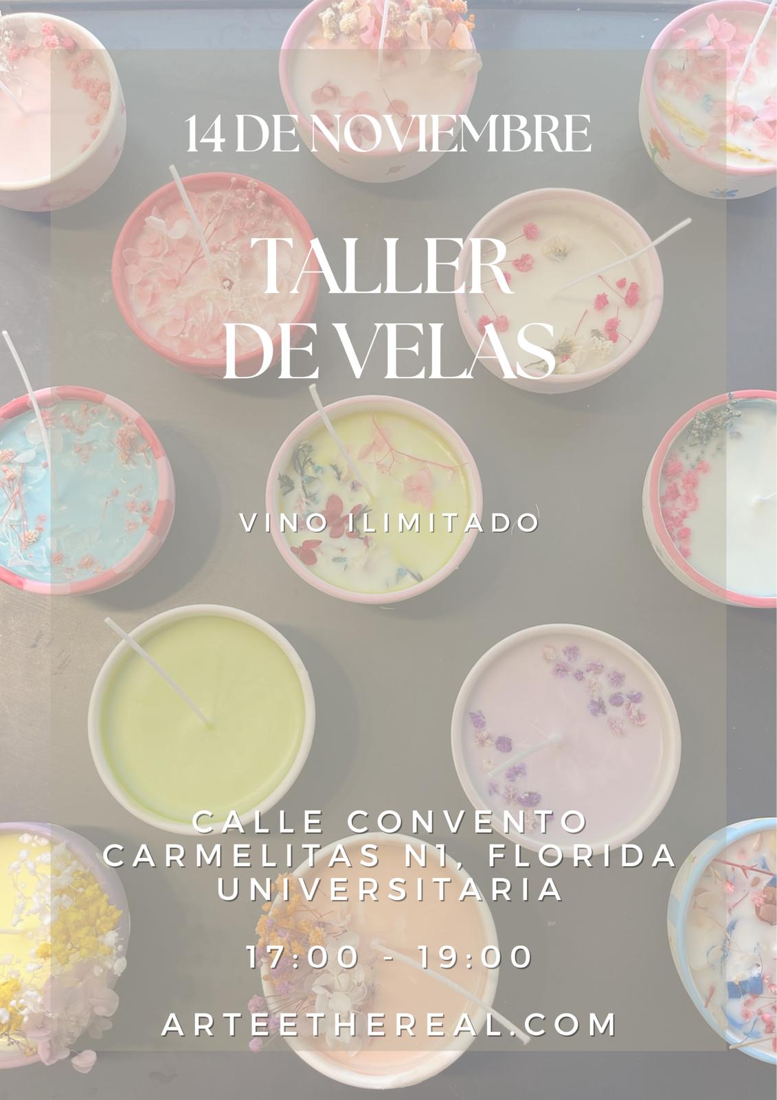 Taller de velas 14/11
