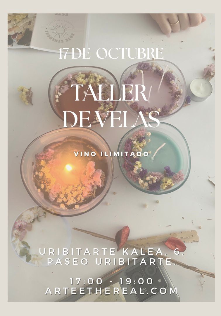 Taller de velas 17/10 Bilbao