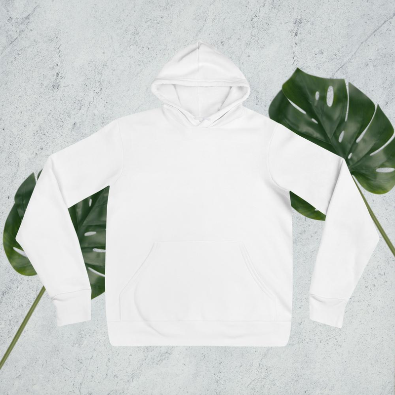 You Matter White on Black Hoodie