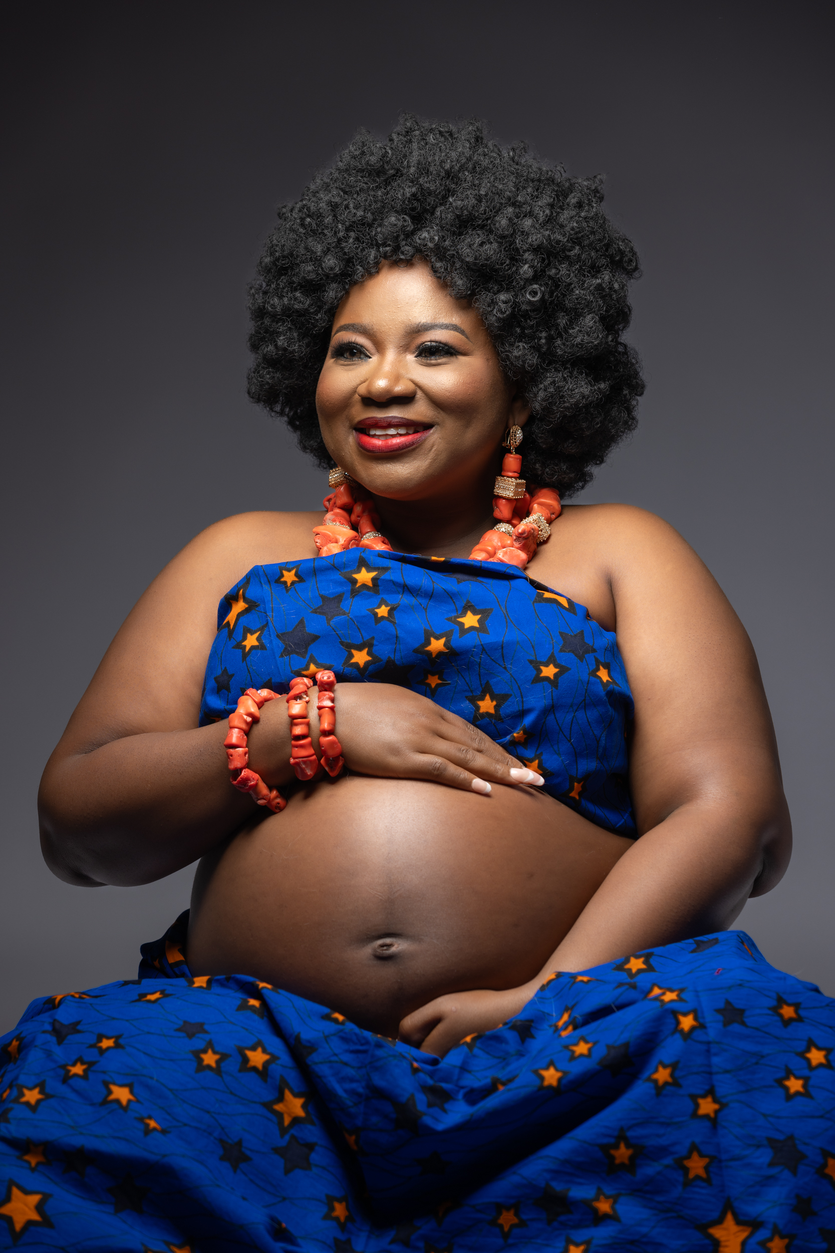 MaternityPhoto shoot - in studio