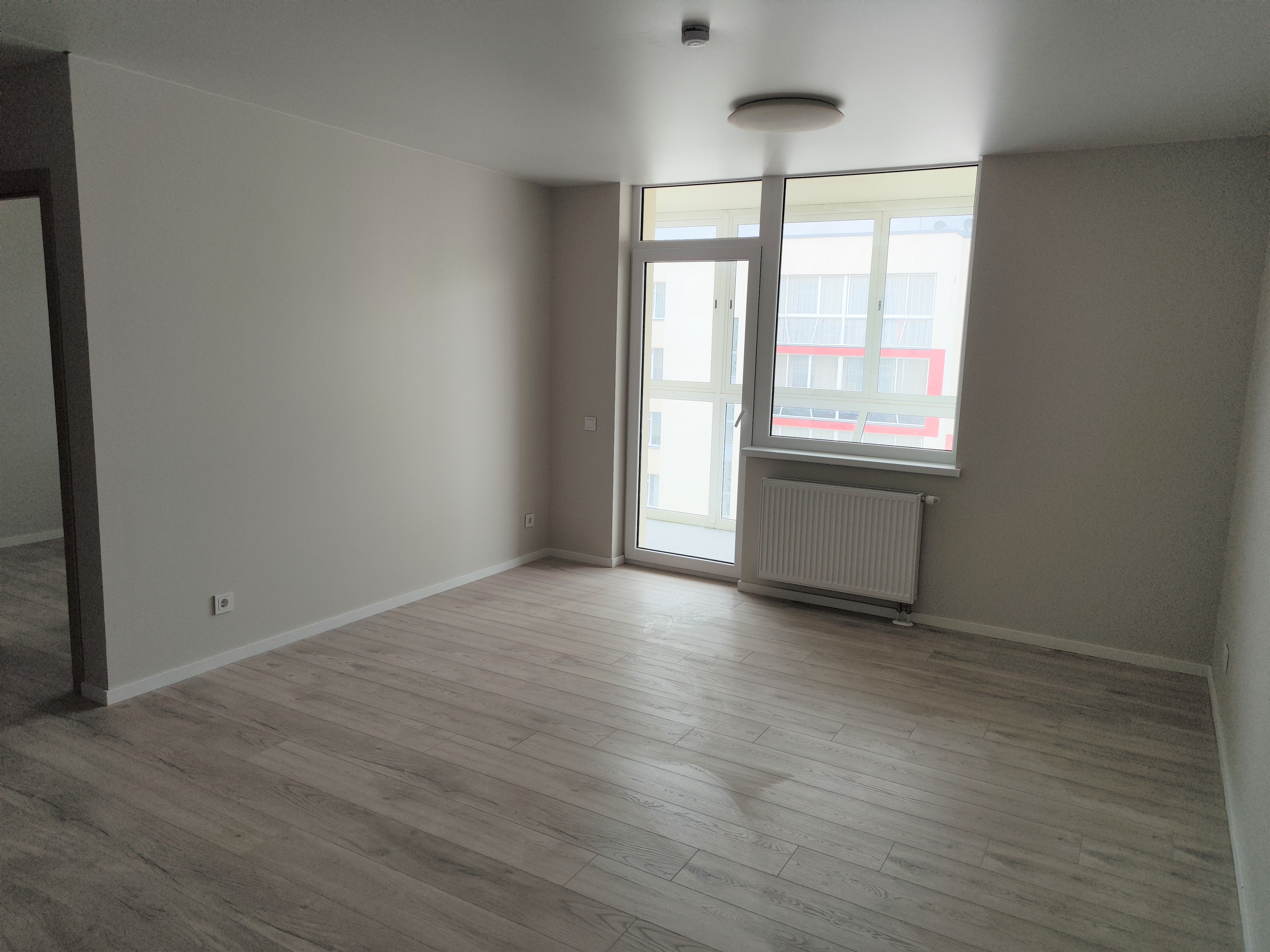 Įrengtas 2-jų kambarių naujas butas - 46,00 kv. m.