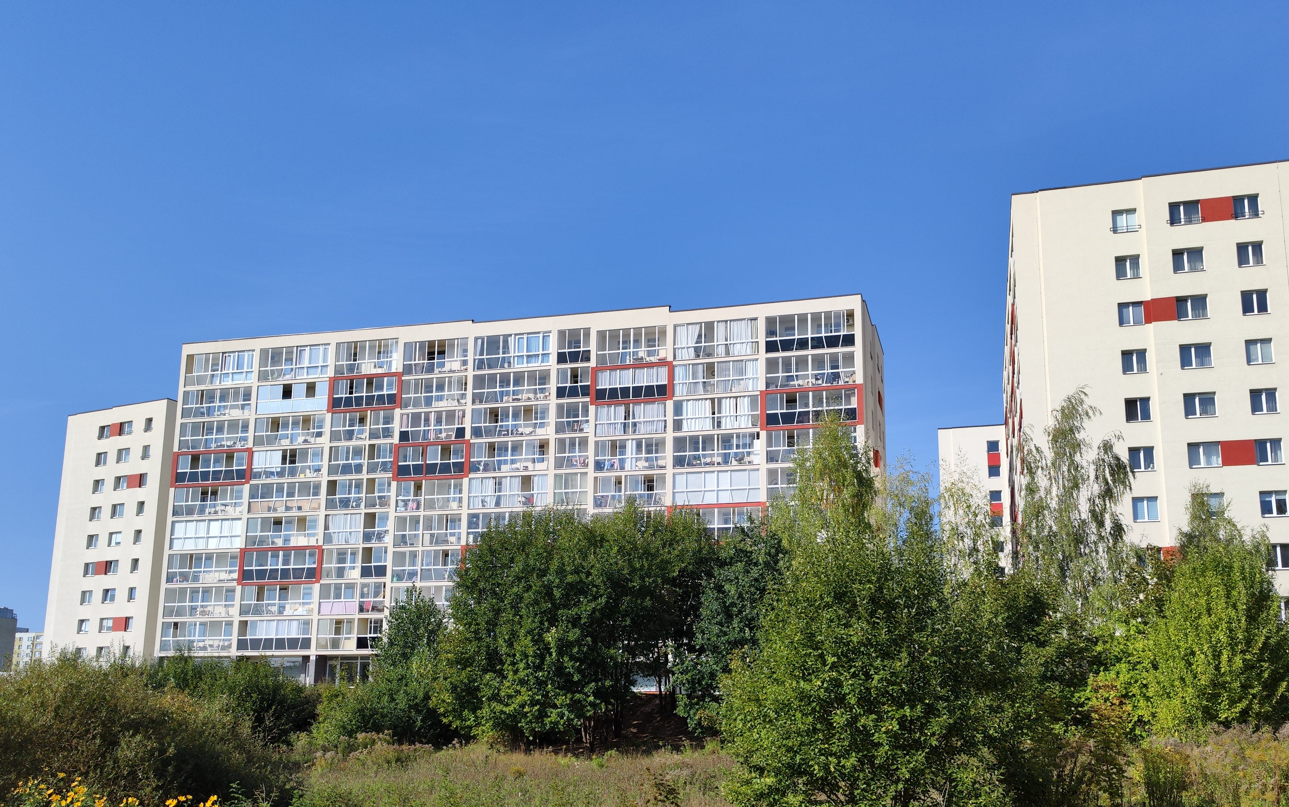 3-jų kambarių nauji butai butai su daline apdaila - 72,00 kv. m.