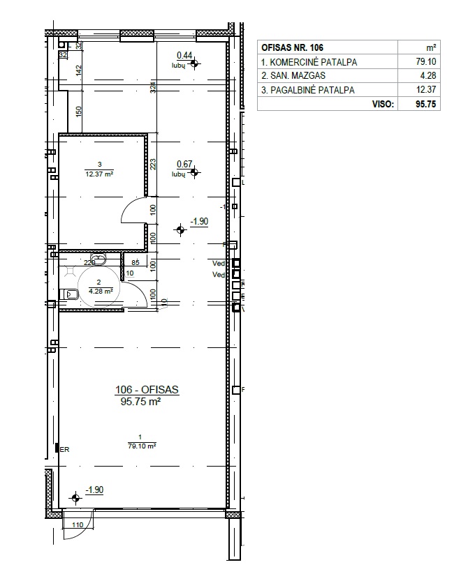 Leičių g. 17 komercinės patalpos