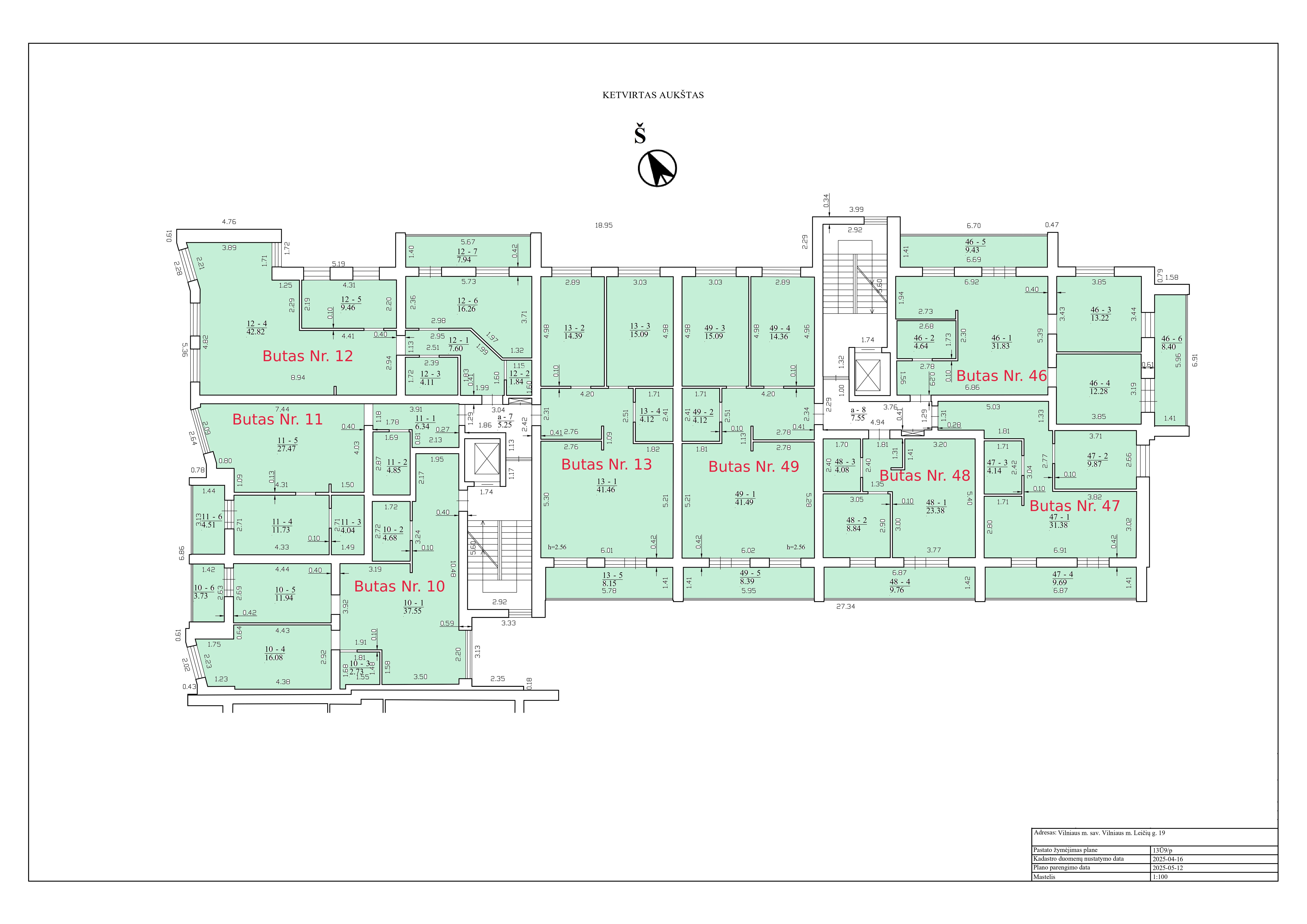 3k butas - Leičių g. 19-10