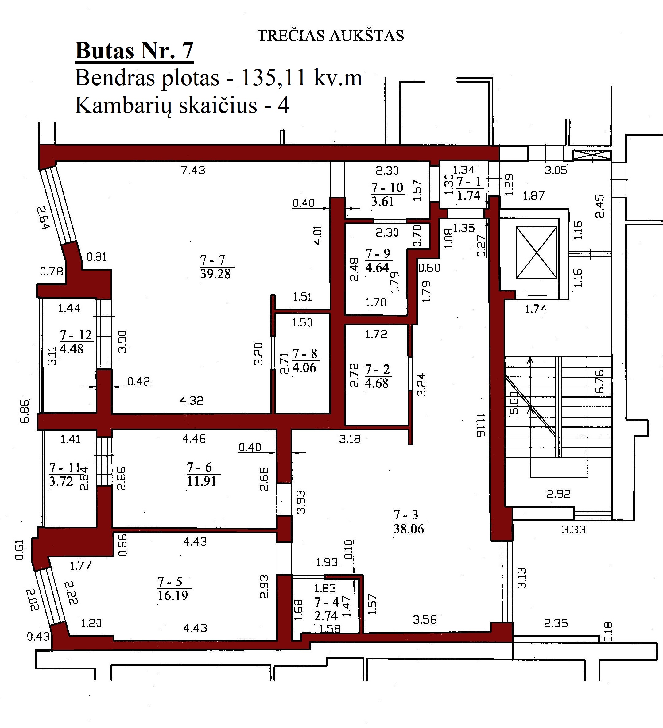 4k butas - Leičių g. 19-7