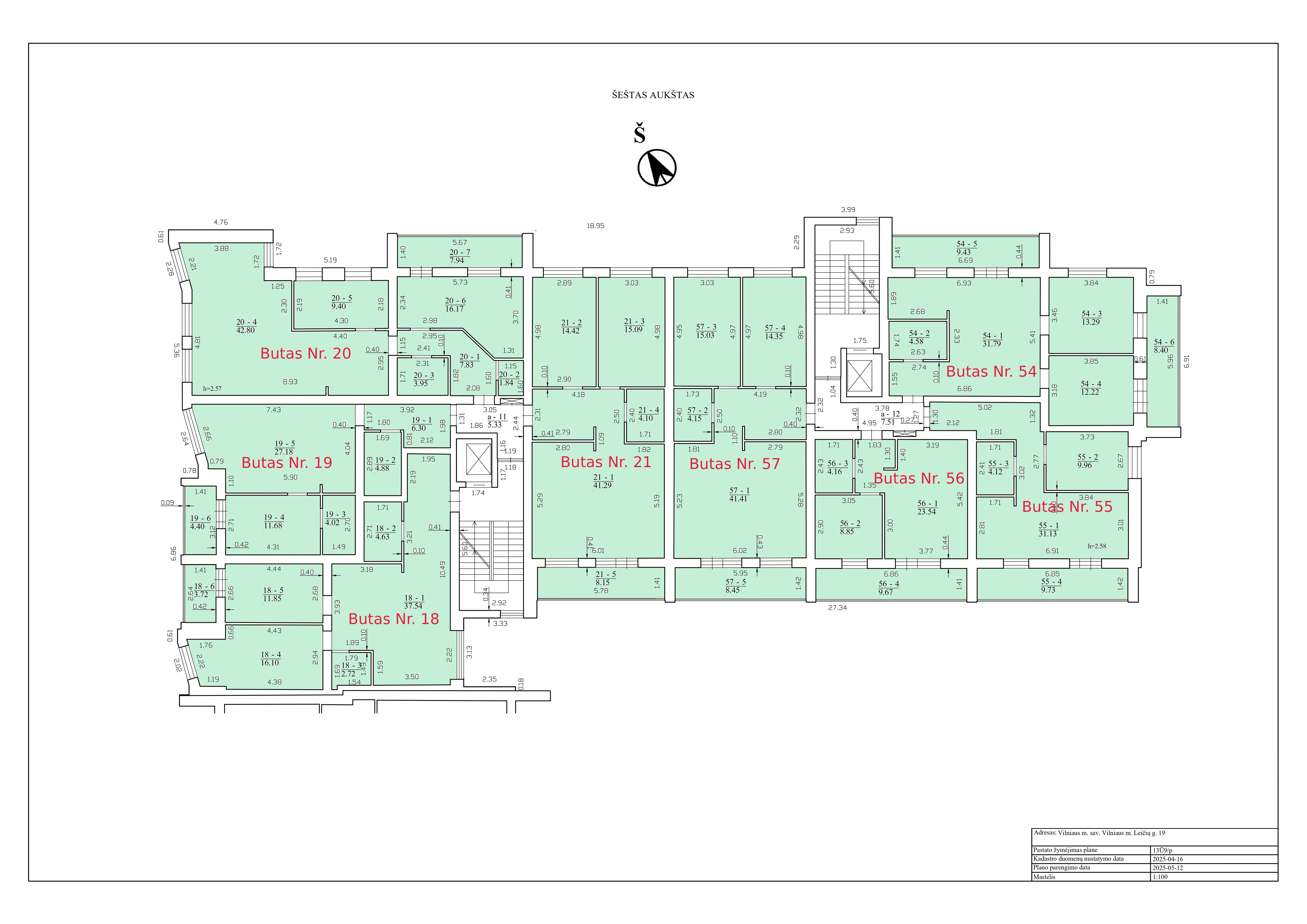 3k butas - Leičių g. 19-21