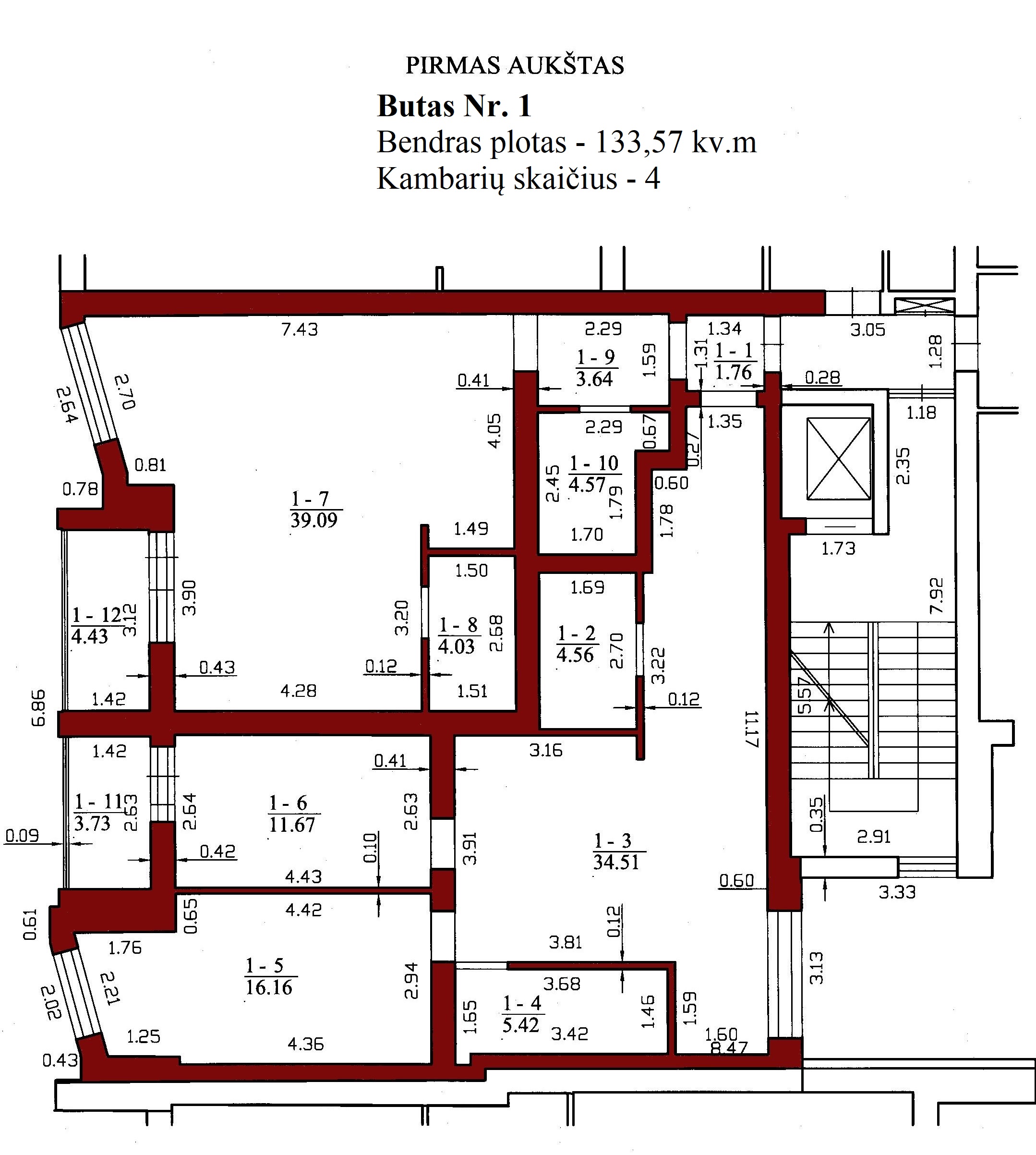 4k butas - Leičių g. 19-1