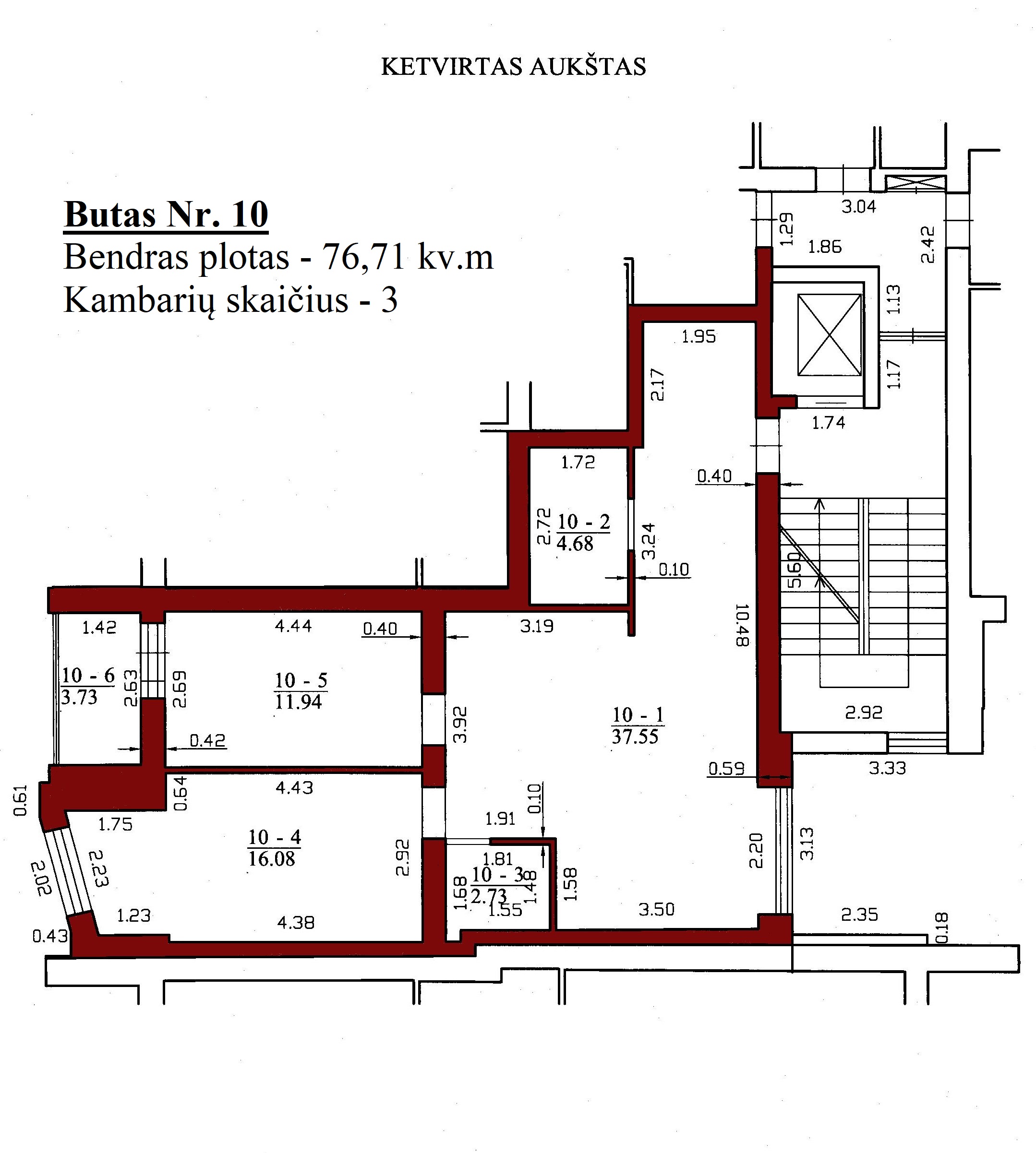 3k butas - Leičių g. 19-10