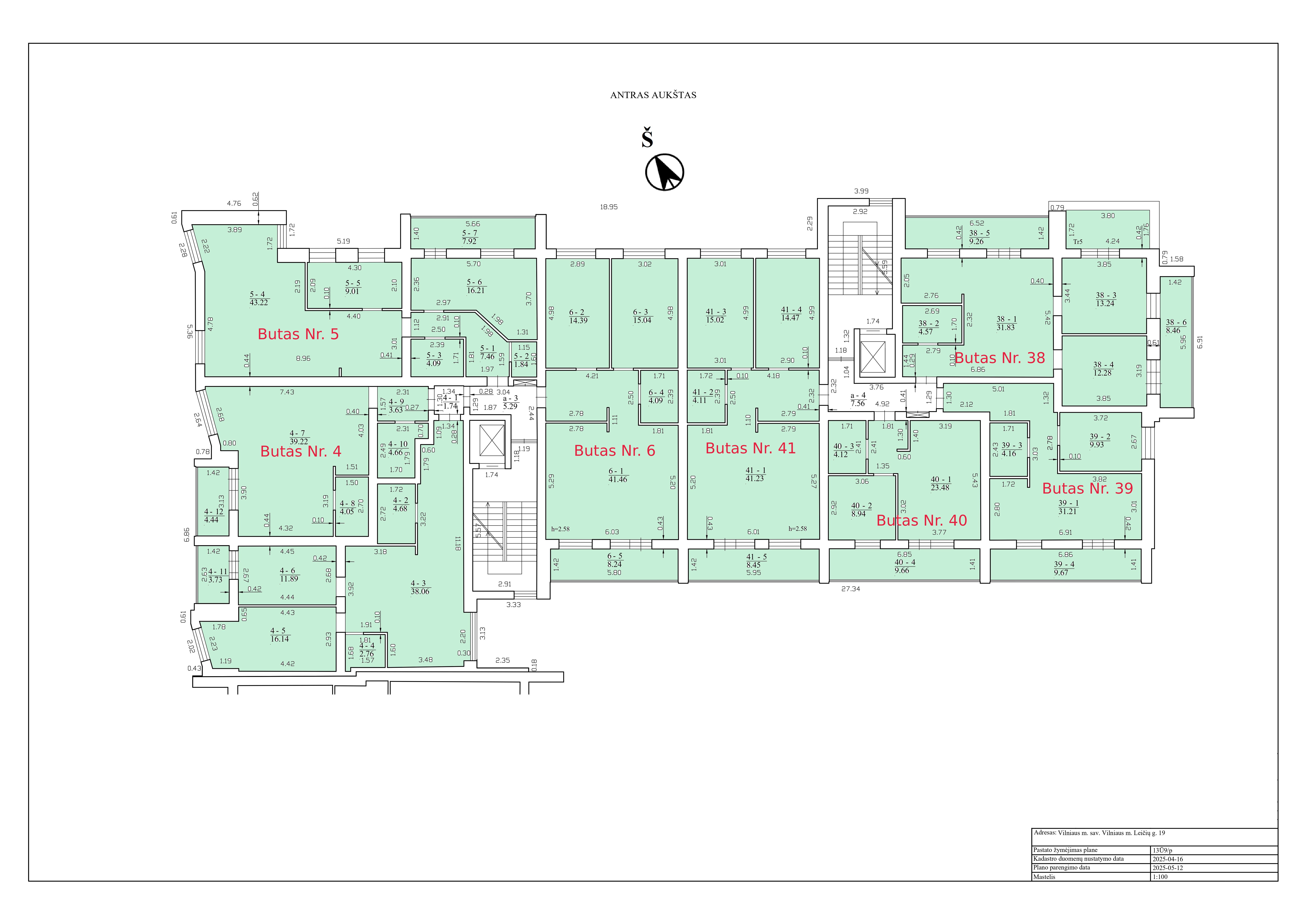 4k butas - Leičių g. 19-4