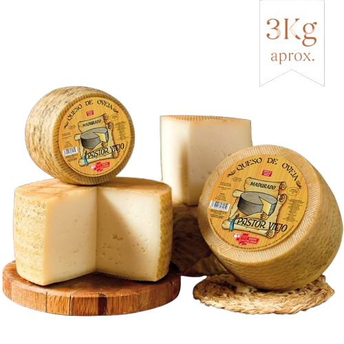 Queso Semicurado Pastor Viejo 3kg – El sabor auténtico de la oveja manchega