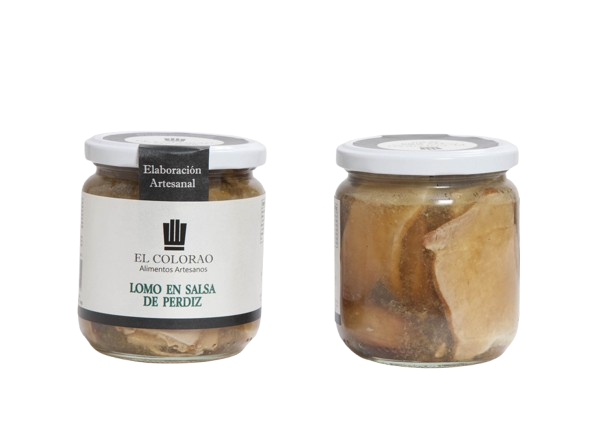 Lomo Fileteado en Salsa de Perdiz El Colorao – Tradición manchega con un toque de distinción