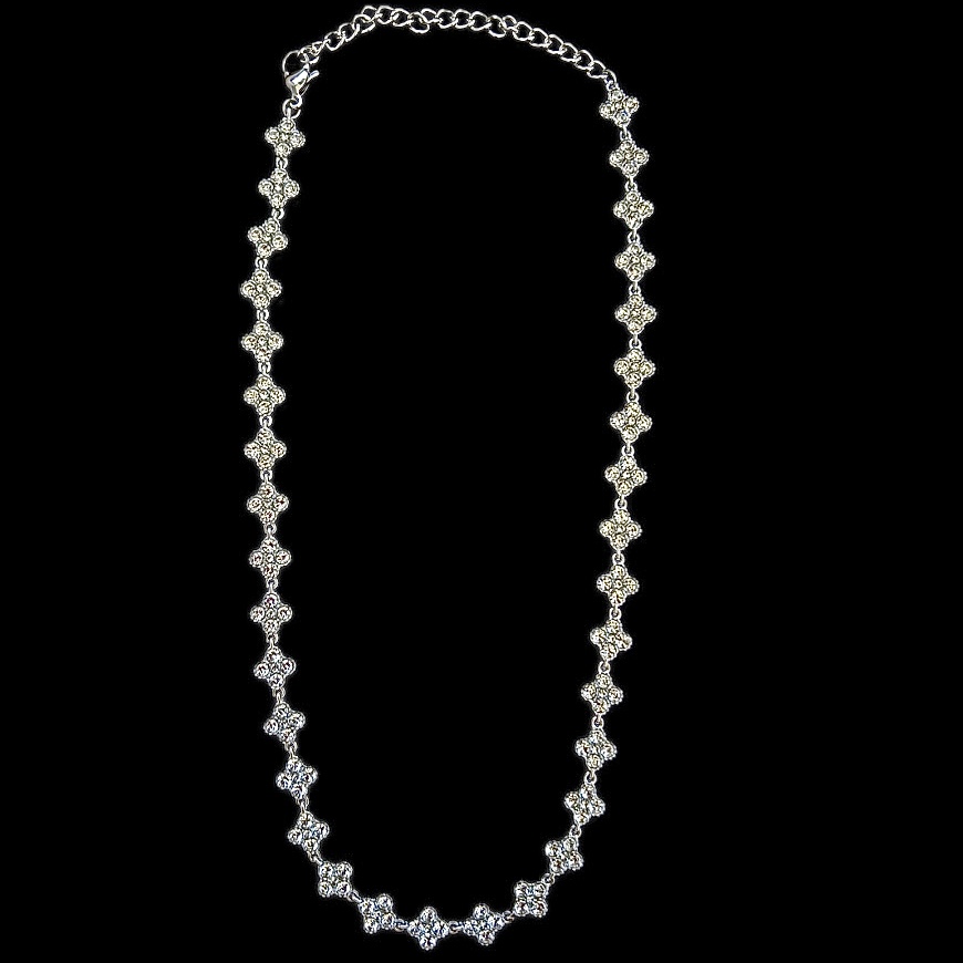 Rhinestone Star Choker Necklace